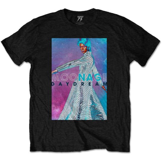 Cover for David Bowie · David Bowie Unisex T-Shirt: Moonage Space (Black) (T-shirt) [size S] (2022)