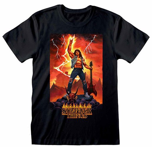 Cover for TV Series Stranger Things · T-Shirt Stranger Things Eddie Rocks S (MERCH) (2022)