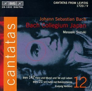 Cover for Bach / Nonoshita / Blaze / Turk / Kooj · Cantatas Vol 12 (CD) (2000)