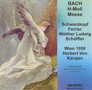 Cover for Herbert Von Karajan · Bach, Js.: H-Moll Messe (Vienna, 19 (CD) (1970)
