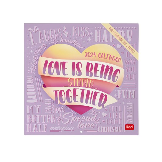 Cover for Legami · Wall Calendars - 2024 Wall Calendar - Me&amp;you -30x29 - Love (Paperback Book) (2023)