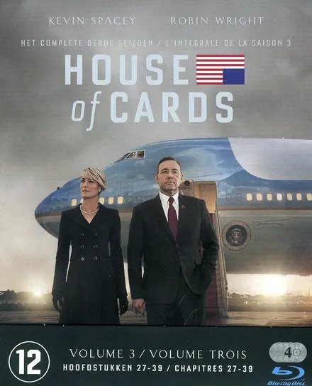 Cover for House Of Cards · House Of Cards - Seizoen 3 (Blu-ray) (2015)