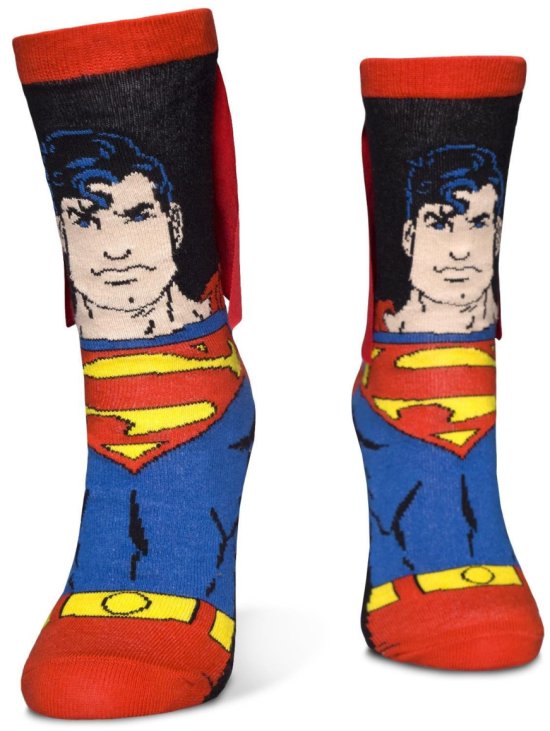 Cover for Dc Comics: Superman · Novelty Socks Black (Calzini Tg. 39/42) (N/A)