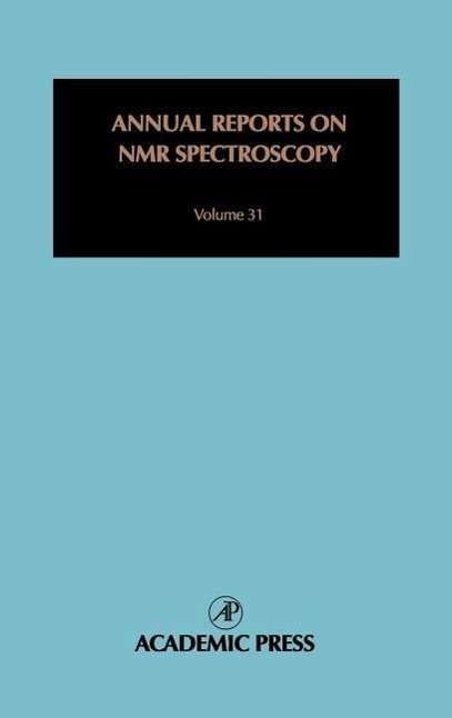 Cover for Graham a Webb · Annual Reports on Nmr Spectroscopy: Special Edition Food Science (Hardcover Book) (1995)