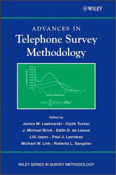 Cover for Lepkowski, James M. ( University of Michigan, Ann Arbor) · Advances in Telephone Survey Methodology - Wiley Series in Survey Methodology (Paperback Book) (2007)
