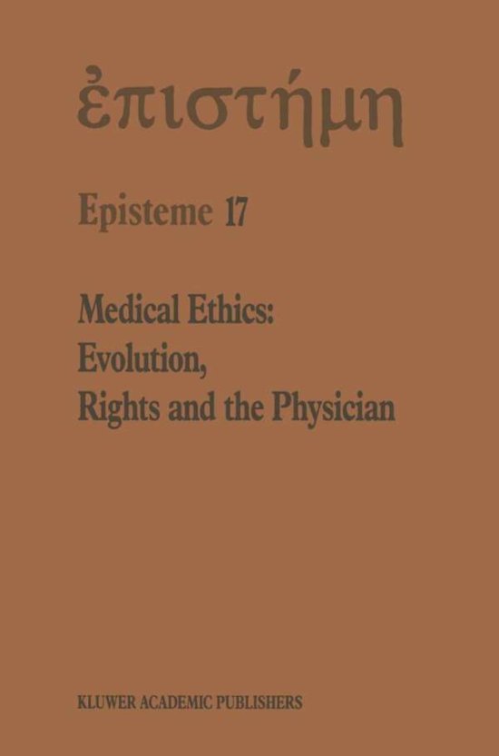 Cover for Henry A. Shenkin · Medical Ethics: Evolution, Rights and the Physician (Hardcover Book) (1990)