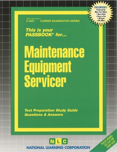 Cover for Passbooks · Maintenance Equipment Servicer (Passbooks) (Spiral Book) (2014)