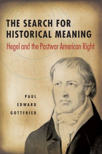 Cover for Paul Gottfried · The Search For Historical Meaning (Book) (2010)