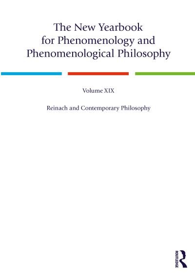 Cover for Burt C. Hopkins · The New Yearbook for Phenomenology and Phenomenological Philosophy: Volume 19, Reinach and Contemporary Philosophy - New Yearbook for Phenomenology and Phenomenological Philosophy (Hardcover Book) (2022)
