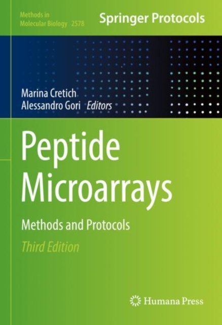 Cover for Peptide Microarrays: Methods and Protocols - Methods in Molecular Biology (Hardcover Book) [Third Edition 2023 edition] (2022)
