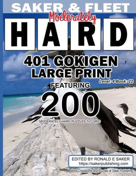 Cover for Saker &amp; Fleet · 401 Gokigen Large Print (Paperback Book) (2019)