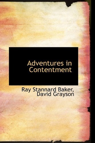 Cover for Ray Stannard Baker · Adventures in Contentment (Hardcover Book) (2009)