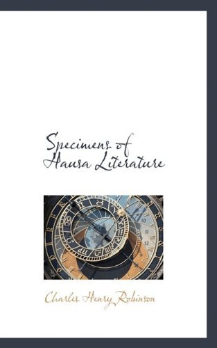 Cover for Charles Henry Robinson · Specimens of Hausa Literature (Paperback Book) (2009)