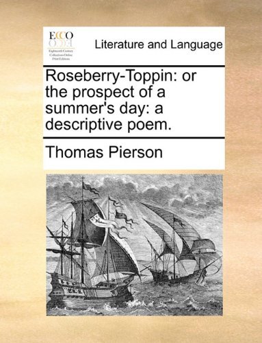 Cover for Thomas Pierson · Roseberry-toppin: or the Prospect of a Summer's Day: a Descriptive Poem. (Paperback Book) (2010)