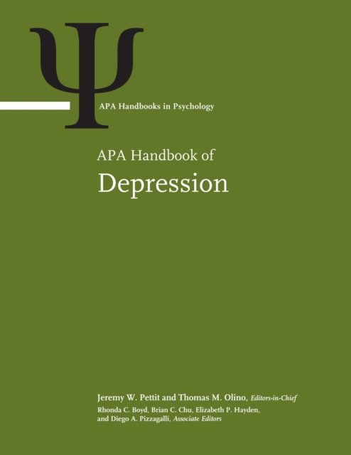 Cover for APA Handbook of Depression: Volume 1: Classification, Co-Occurring Conditions, and Etiological Processes; Volume 2: Minoritized Populations, Lifespan Development, Assessment, and Treatment - APA Handbooks in Psychology® Series (N/A) (2025)