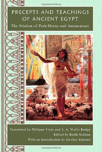 Cover for Philippe Virey · Precepts and Teachings of Ancient Egypt (Paperback Book) (2011)