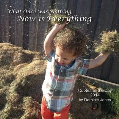 Cover for Dominic Jones · What Once Was Nothing, Now is Everything (Paperback Book) (2014)