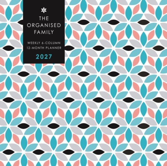 Cover for Organised Family (Geometric) WTV Planner Wall (Book) (2026)