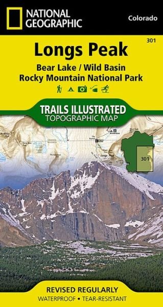 Cover for National Geographic Maps · Longs Peak: Trails Illustrated National Parks (Map) [2019th edition] (2012)