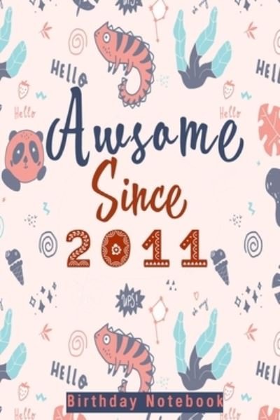 Cover for Kenzth Art · Awesome Since 2011 Pandicorn Notebook (Paperback Book) (2020)
