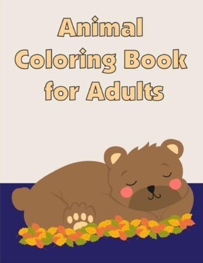 Cover for Harry Blackice · Animal Coloring Book for Adults (Paperback Book) (2019)
