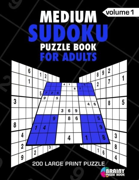 Cover for Brainy Puzzle Book · Medium Sudoku Puzzle Book For Adults (Paperback Book) (2019)