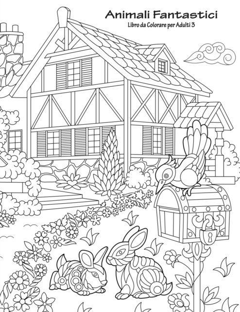 Cover for Nick Snels · Animali Fantastici Libro da Colorare per Adulti 3 (Paperback Book) (2018)