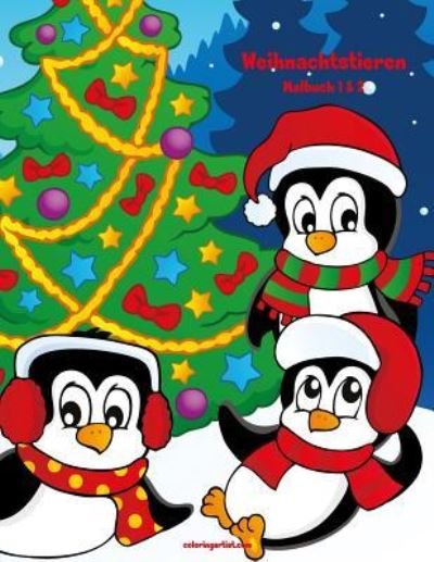 Cover for Nick Snels · Malbuch mit Weihnachtstieren 1 &amp; 2 (Paperback Book) (2017)