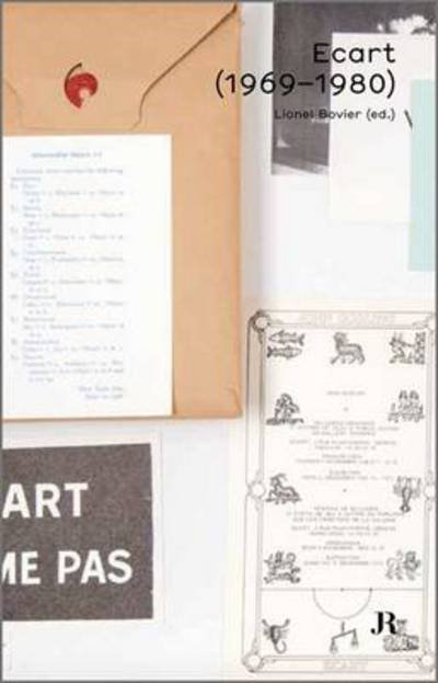 Cover for Lionel Bovier · Ecart 1969-1980 (Paperback Book) (2014)