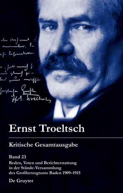 Cover for De Gruyter · Reden, Voten Und Berichterstattung in Der Stände-Versammlung Des Großherzogtums Baden 1909-1915 (Hardcover Book) (2022)