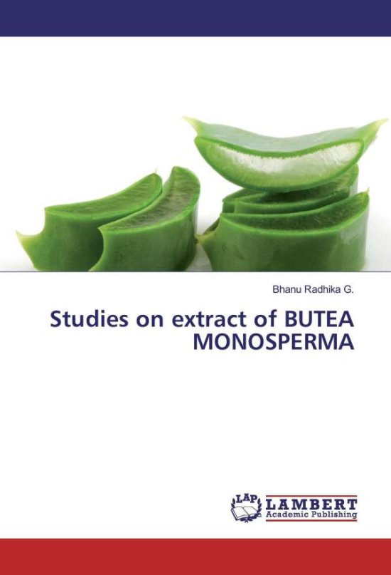 Cover for G. · Studies on extract of BUTEA MONOSPER (Book)
