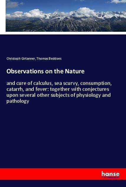 Cover for Girtanner · Observations on the Nature (Book)
