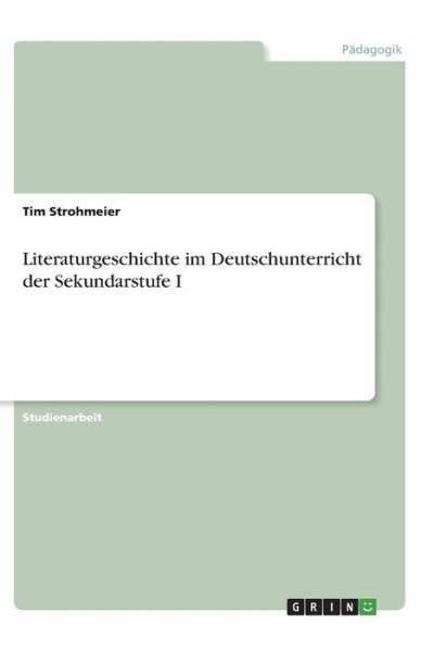 Cover for Strohmeier · Literaturgeschichte im Deuts (Book)