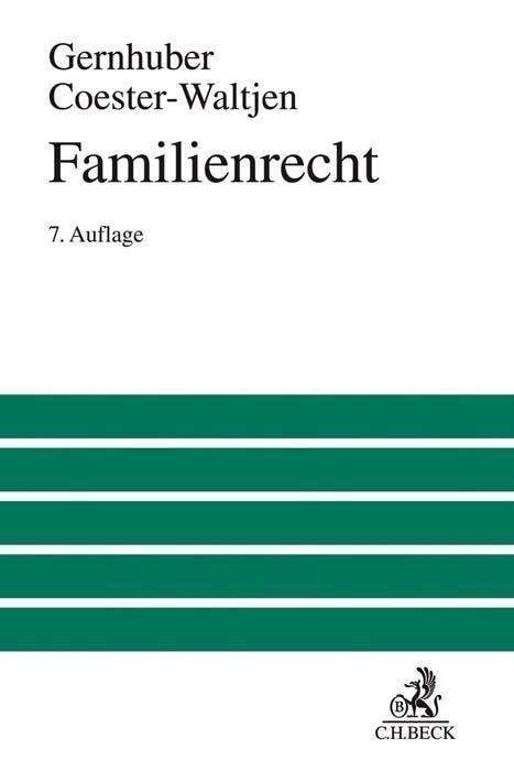 Cover for Gernhuber · Familienrecht (Hardcover Book) (2020)