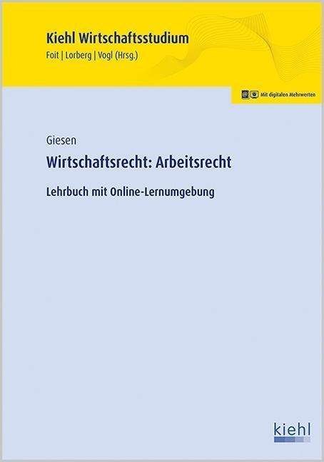 Cover for Giesen · Wirtschaftsrecht:Arbeitsrecht (Book)