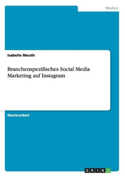Cover for Meuth · Branchenspezifisches Social Media (Book) (2015)