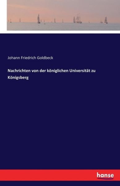 Cover for Goldbeck · Nachrichten von der königliche (Book) (2016)