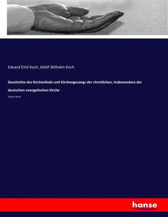 Cover for Koch · Geschichte des Kirchenlieds und Ki (Book) (2017)