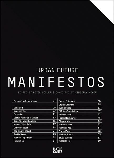 Cover for AbdouMaliq Simone · Urban Future Manifestos (Paperback Book) (2010)