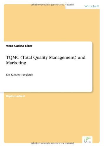 Cover for Vera-carina Elter · Tqmc (Total Quality Management) Und Marketing (Paperback Book) [German edition] (2001)
