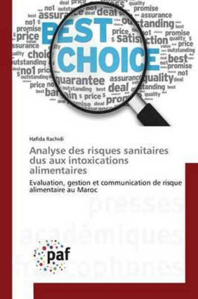 Cover for Rachidi Hafida · Analyse Des Risques Sanitaires Dus Aux Intoxications Alimentaires (Paperback Book) (2018)