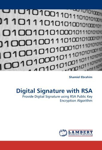 Cover for Shamiel Ebrahim · Digital Signature with Rsa (Paperback Book) (2011)