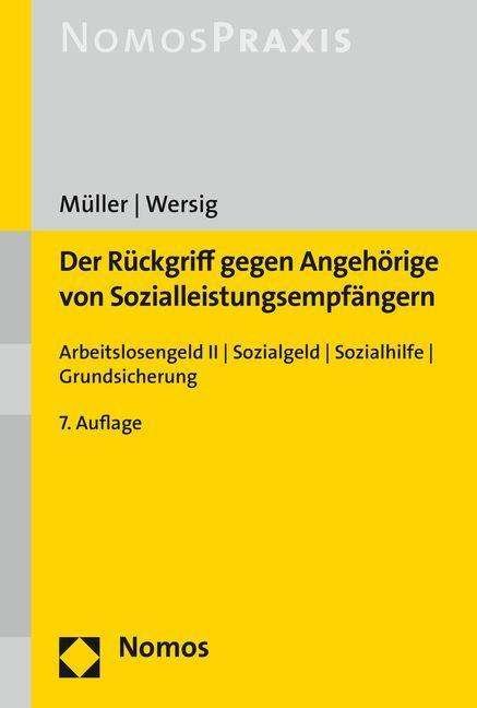 Cover for Müller · Der Rückgriff gegen Angehörige v (Book) (2016)
