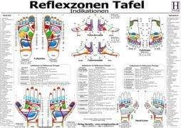 Cover for Verlag Hawelka Verlag · Reflexzonen Tafel - Indikationen - A3 (Laminiert) (Book)