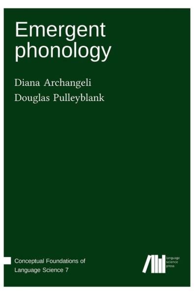 Cover for Diana Archangeli · Emergent phonology (Hardcover Book) (2021)