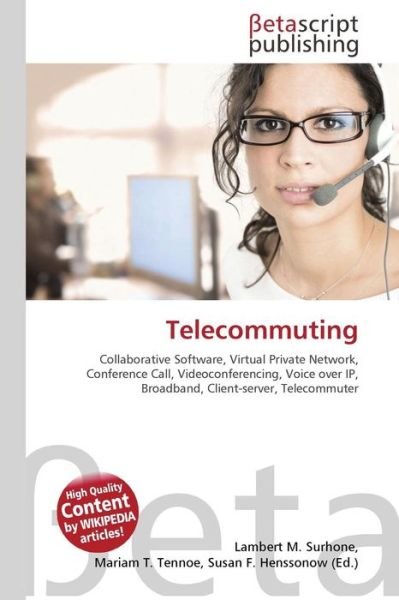 Cover for Surhone Lambert M · Telecommuting (Book) (2013)