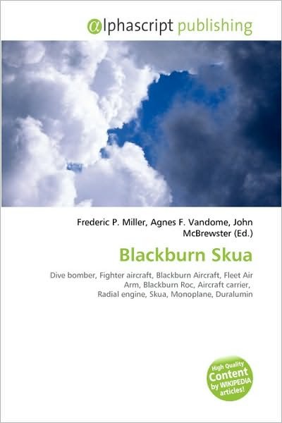 Cover for Frederic P Miller · Blackburn Skua (Book) (2010)