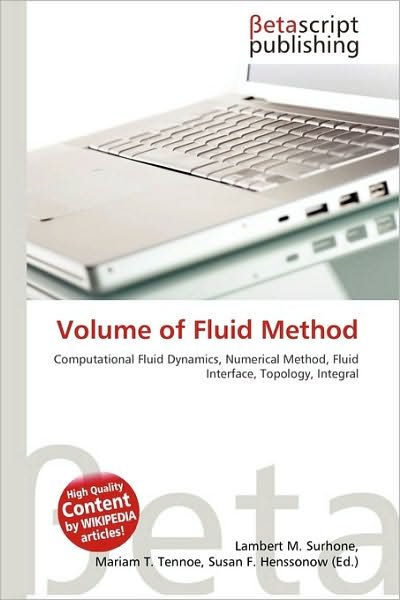 Cover for Lambert M Surhone · Volume of Fluid Method (Book) (2010)