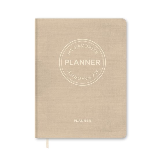 Cover for Forlaget Aronsen · MY FAVORITE PLANNER by ARONSEN: MY FAVORITE PLANNER Udateret Planner / Lys Sand (Hardcover Book) [第1 版本] (2021)