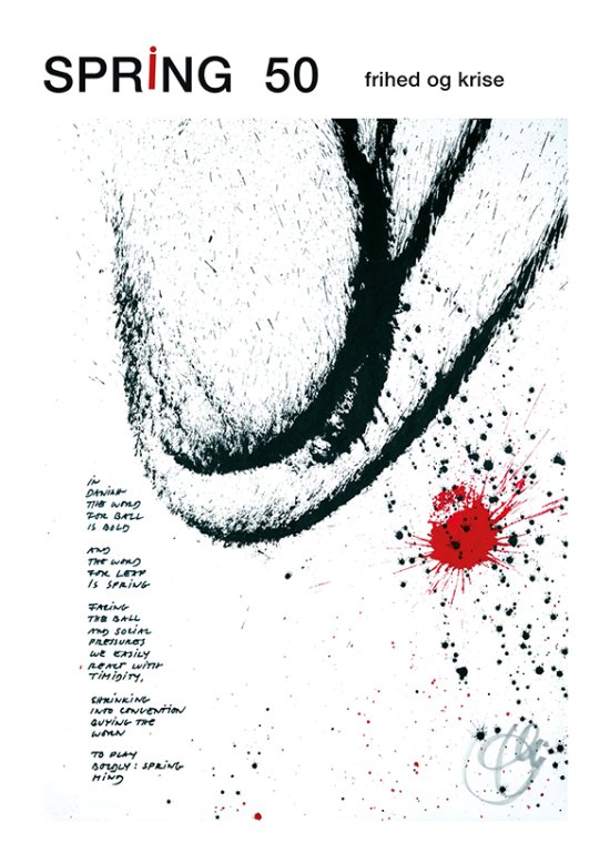 Cover for Marianne Barlyng (red.) · Spring – tidsskrift for moderne dansk litteratur: SPRING 50. Frihed og krise (Paperback Book) [第1 版本] (2023)